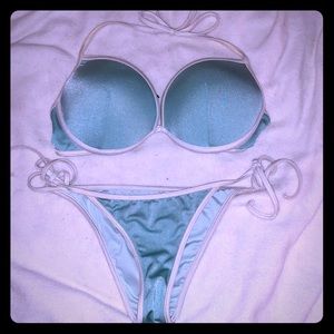 Aqua Blue VS Swim Bikini Push-up 32D & XS